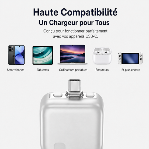 VoltGuard – Chargeur USB Arrêt Automatique IA